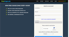 Desktop Screenshot of freedogecoin.com